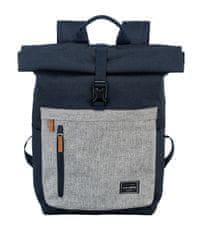 Travelite Basics Roll-up Backpack Navy/Grey