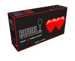 Riedel Sklenice Riedel HEART TO HEART Champagne 305 ml, set 4 ks křišťálových sklenic