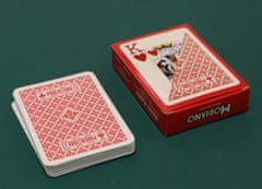 Modiano Profesionální 100% plastik pokerové karty Pokerstore - červené