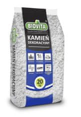 BioVita Bílý dekorativní kámen zrnitosti 8-16 mm 20 kg