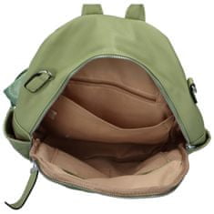 Turbo Bags Trendy dámský koženkový batůžek Zora, zelená