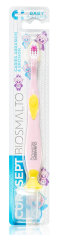 CURASEPT Curasept Biosmalto Baby dětský zubní kartáček 0-3 roky Růžový