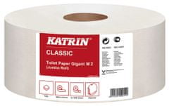 Katrin Papír toaletní JUMBO Classic 280 mm, 2-vrstvý, bílý / 6 ks