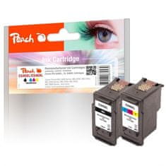 Peach Inkoustová náplň Canon PG-545XL/ CL-546XL, 765 stran, kompatibilní - černá/ červená/ modrá/ žlutá
