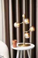 Halo Design Atom stolní lampa kouřová