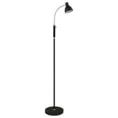 Halo Design jednoramenná stojací LED lampa Hudson černá