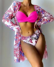 Sexy Lingerie dvoudílné plavky s kabátkem 301610-5 růžová S