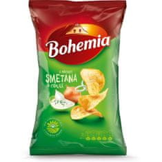 BOHEMIA Ips brambůrky s příchutí smetany a cibule 140g