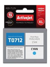 ActiveJet Inkoust AEB-712N, alternativa Epson T0712, cyan