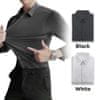 Nemačkavá Pánská Košile, Pánské košile, Bílá košile a Černá košile | BRILLSHIRT Kratká Černá XXL