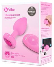 B-Vibe b-Vibe Vibrating Heart Plug S/M Pink