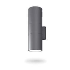 VIDEX Fasádní oboustranné svítidlo, šedé, Videx | BCV-AR082G
