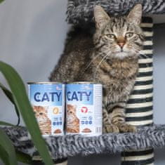 CATY 415g kousky v omáčce s drůbežím pro kočky