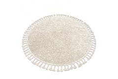 Dywany Łuszczów AKCE: 120x120 (průměr) kruh cm Kusový koberec Berber 9000 cream kruh 120x120 (průměr) kruh