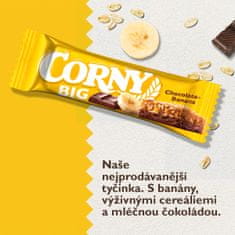 Corny BIG cereální tyčinka banán v mléčné čokoládě 24 x 50 g