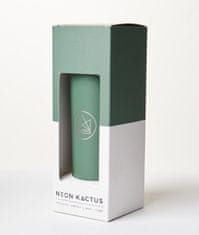 Neon Kactus , Designový nerez hrnek, 710 ml | zelený
