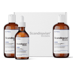 Scandinavian Biolabs Bio-Pilixin Hair Growth Routine pro ženy (šampon, kondicionér, sérum) 2x250 ml 1x100 ml