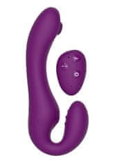 Xocoon XoCoon Strapless Strapon Pulse Vibe (Purple), vibrátor pro dominantní ženy