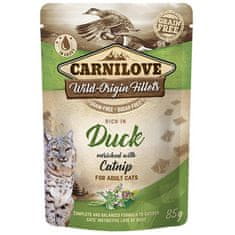 Carnilove Cat kaps. Rich in Duck Enriched with Catnip 85 g