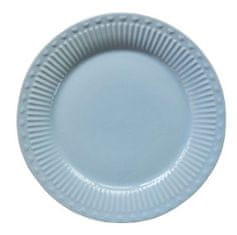 Isabelle Rose Porcelánový dezertní talíř v pastelově modré barvě 19 cm