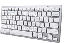 Trust Basics keyboard, stříbrná (24651)