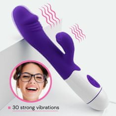 Sensual W25-3 Vibrátor na G-Bod 19 cm fialová