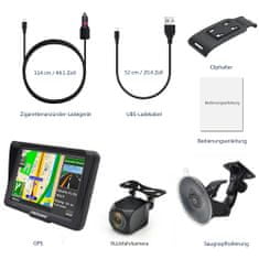 7" GPS Awesafe Bluetooth iGO Primo EU + zpětná kamera