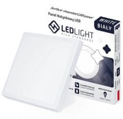 Ledlight 2602 Stropní LED svítidlo 18 W, 1650lm, 4000K (neutrální), 21 x 21 cm bílá