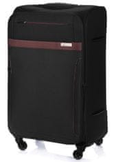 Solier Příruční kufr STL 1316 Black/Brown