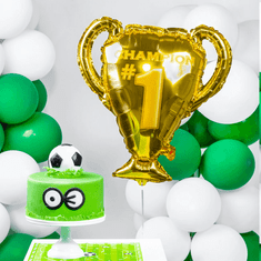 PartyPal Fóliový balónek supershape Vítězná trofej Champion 61x65cm