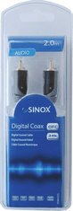 Sinox Koaxiální kabel SXA 4802 kabel dig koax 2 m