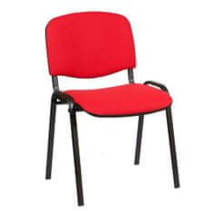Manutan Konferenční židle Manutan ISO Black, červená