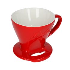 MELITTA Porcelánový překapávač kávy Melitta 102 - červený