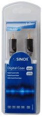 Sinox Koaxiální kabel SXA 4801 Digitální koax. Kabel 1m