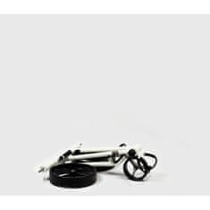 Davies Caddy Elektrický golfový vozík QUICK FOLD v bílé lesklé barvě s baterií až 36 jamek, šedá kola