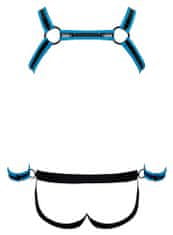 SvenjoymentUnderwear Svenjoyment Johny Jock Bondage Set (Blue), sexy komplet jockstrap a harness M