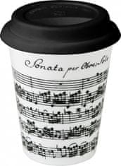 Mugshop Hrnek Coffee to go - Vivaldi Libretto / Bílý