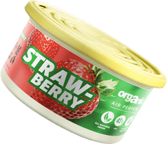 Natural Fresh Vůně do auta Organic plechovka s víčkem Strawberry 42 g