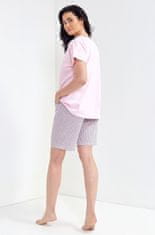 Cana 108 růžové dámské pyžamo Barva: růžová, Velikost: L