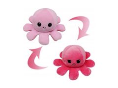 TopKing Oboustranná plyšová chobotnice - růžová