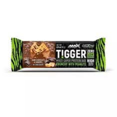 Amix Nutrition TIGGER Zero bar 60 g Příchuť: Arašídové máslo/Karamel