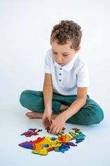 Kids DO Barevné dřevěné puzzle obrázek Koťátko 100 dílků