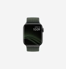 UNIQ Aspen pletený řemínek pro Apple Watch 45/44/42 mm, zelený
