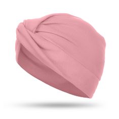 NANDY Dámský bavlněný turban opaka - brodská růžová