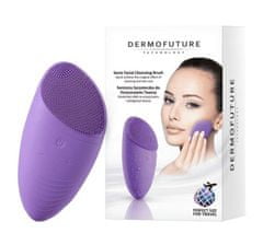 Dermofuture sonic facial cleansing brush fialový mini sonický kartáček na čištění obličeje