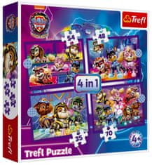 Trefl Puzzle Tlapková patrola Hrdinové 4v1