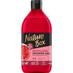 Nature Box pomegranate oil revitalizační sprchový gel s olejem z granátového jablka 385 ml