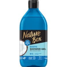Nature Box kokosový olej osvěžující sprchový gel s kokosovým olejem 385 ml
