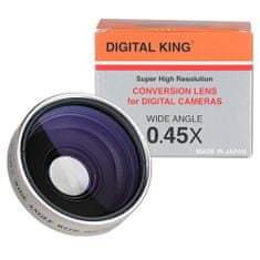 Digital King Převodník 0.45X Digital King NT-25 25mm stříbrný