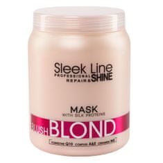 sleek line blush blond mask maska ??na blond vlasy s hedvábím 1000 ml